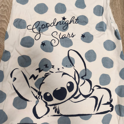Disney Lilo Stitch Baby Sleeping Bag Sleep Sack Blue Polka Dot Goodnight Stars