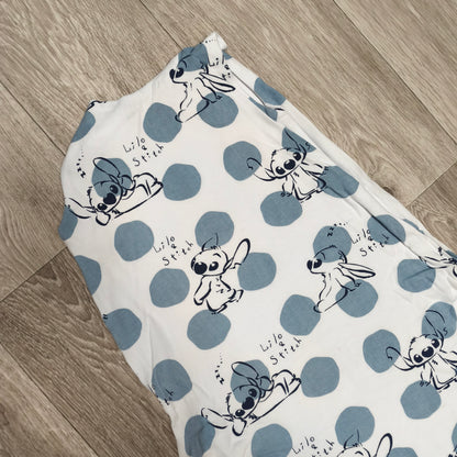 Disney Lilo Stitch Baby Sleeping Bag Sleep Sack Blue Polka Dot Goodnight Stars