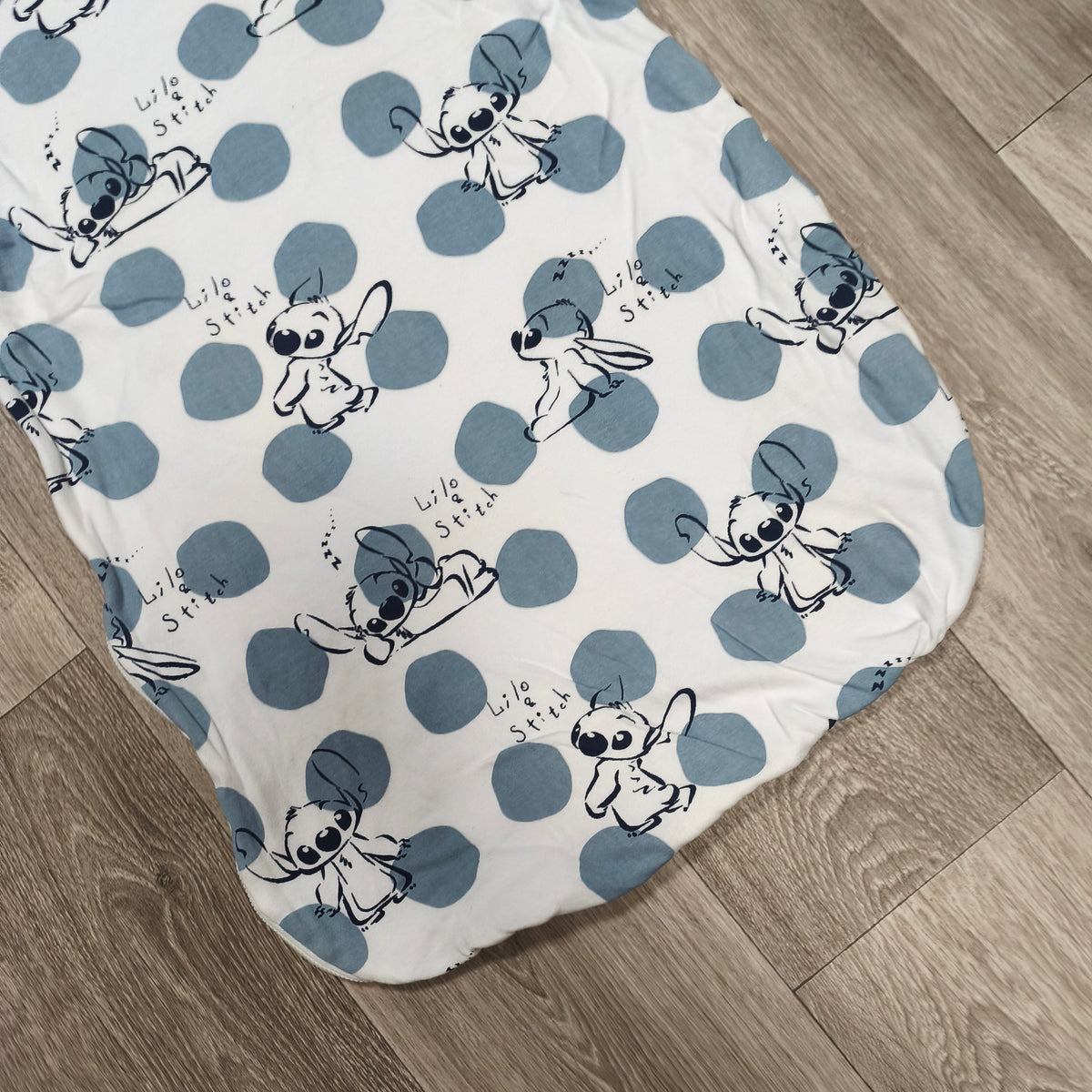 Disney Lilo Stitch Baby Sleeping Bag Sleep Sack Blue Polka Dot Goodnight Stars