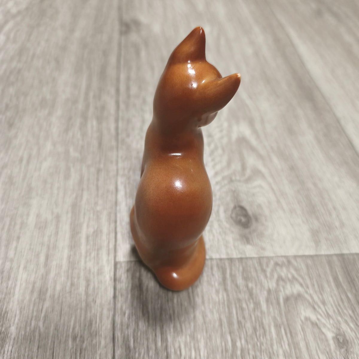 Vintage LFZ Lomonosov Porcelain Fox Figurine USSR Ceramic Animal