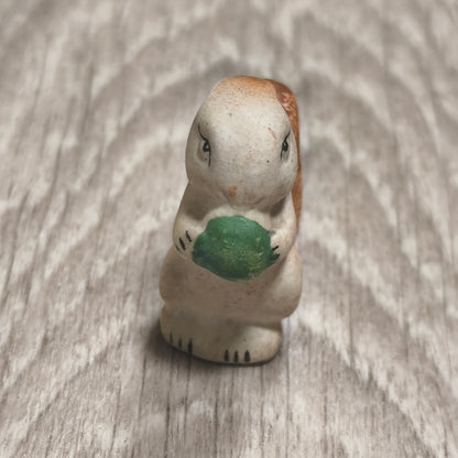 Vintage Polonne ZHK Soviet Porcelain Squirrel Family Figurines Set of 4 USSR