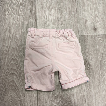 Primark Cares Baby Pink Chino Shorts Size 9-12 Months 80cm Elastic Waist