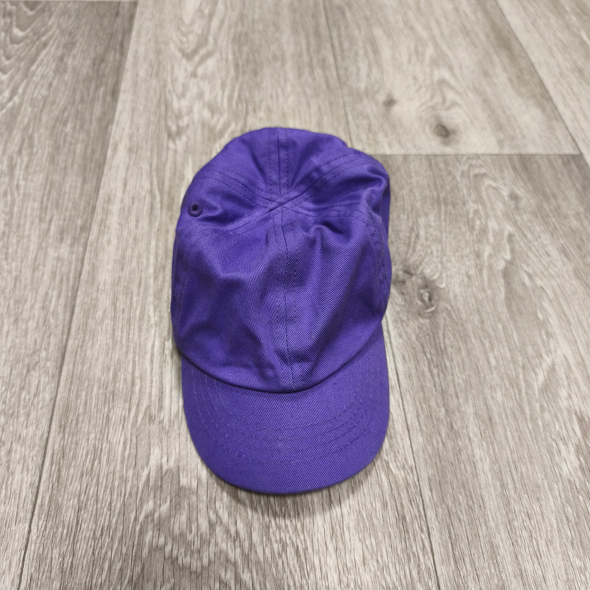 M&S Kids Purple Baseball Cap Hat Toddler 18-36 Months Adjustable Plain Sun Hat