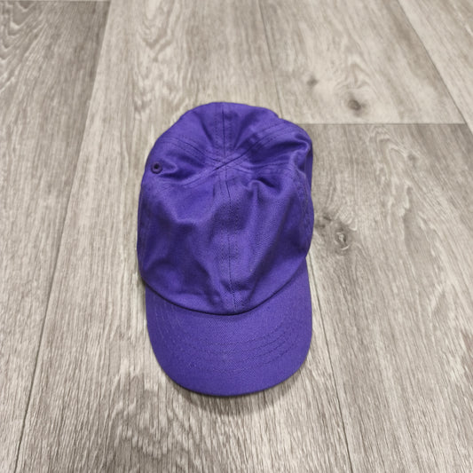 M&S Kids Purple Baseball Cap Hat Toddler 18-36 Months Adjustable Plain Sun Hat