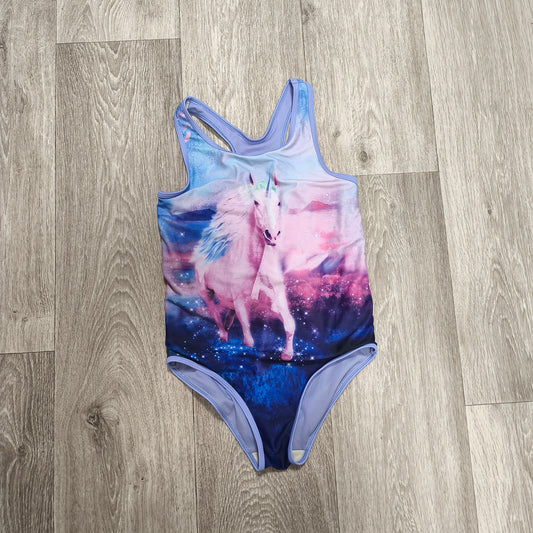 Next Girls Unicorn Galaxy Swimsuit One Piece Swimming Costume Age 10 Yrs 140cm