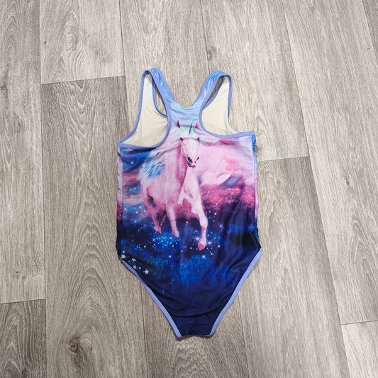 Next Girls Unicorn Galaxy Swimsuit One Piece Swimming Costume Age 10 Yrs 140cm