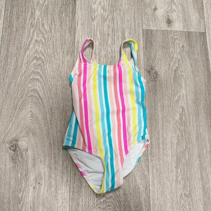 George Girls Rainbow Striped One Piece Swimsuit Swimwear Size 2-3 Yrs 92-98cm
