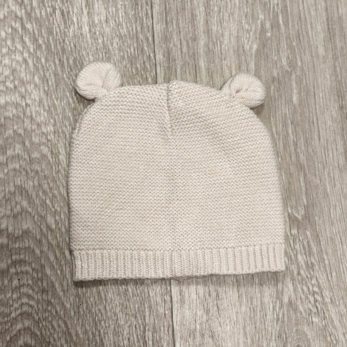 Koala Baby Infant Knit Beanie Hat Bear Ears Beige Cream Tan 0-6 Months