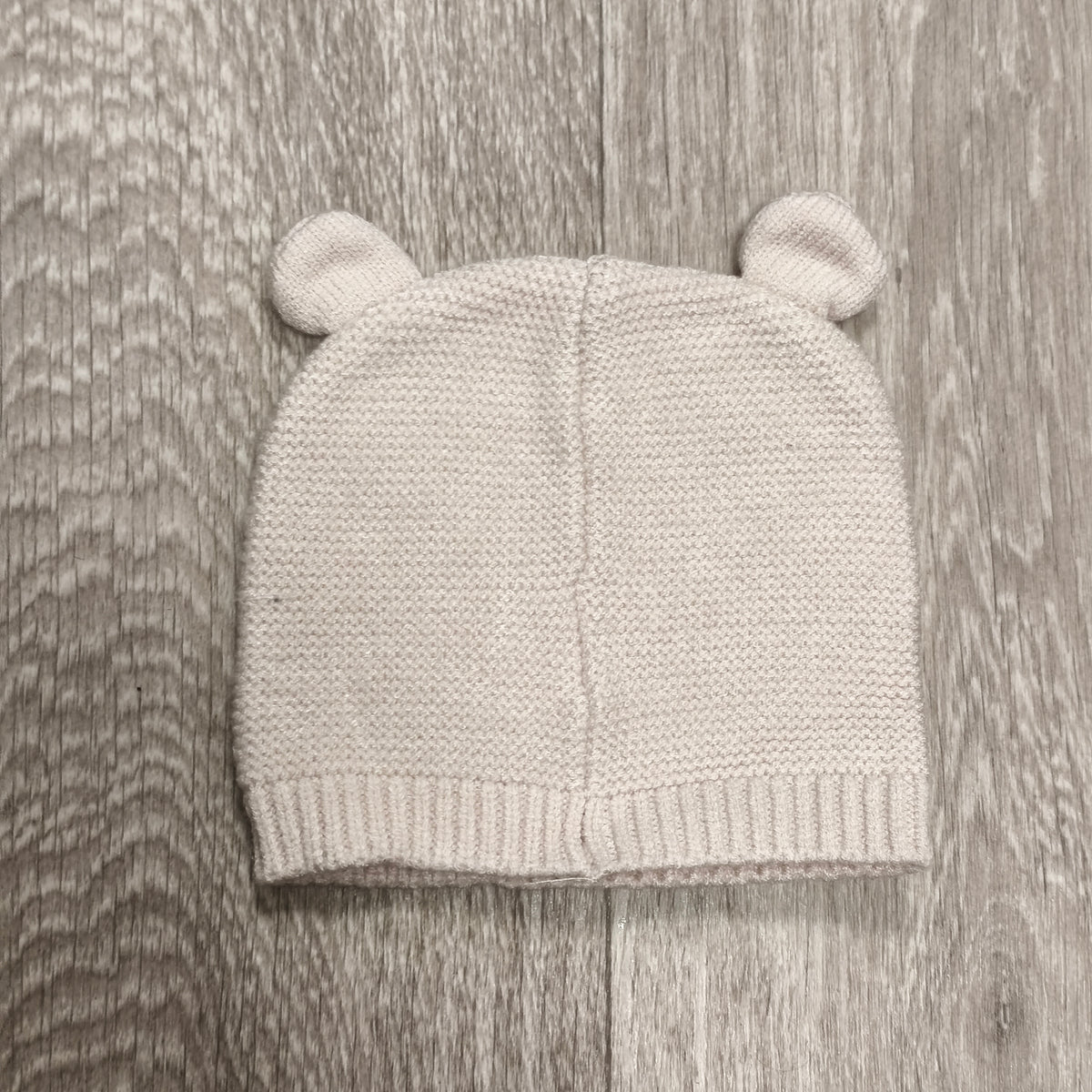 Koala Baby Infant Knit Beanie Hat Bear Ears Beige Cream Tan 0-6 Months