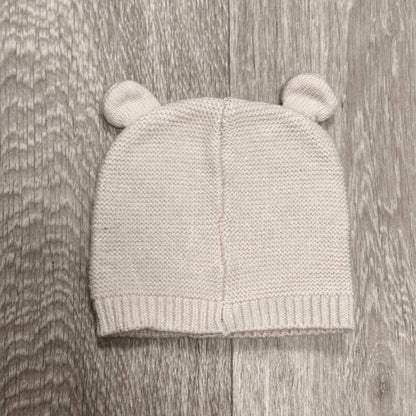 Koala Baby Infant Knit Beanie Hat Bear Ears Beige Cream Tan 0-6 Months