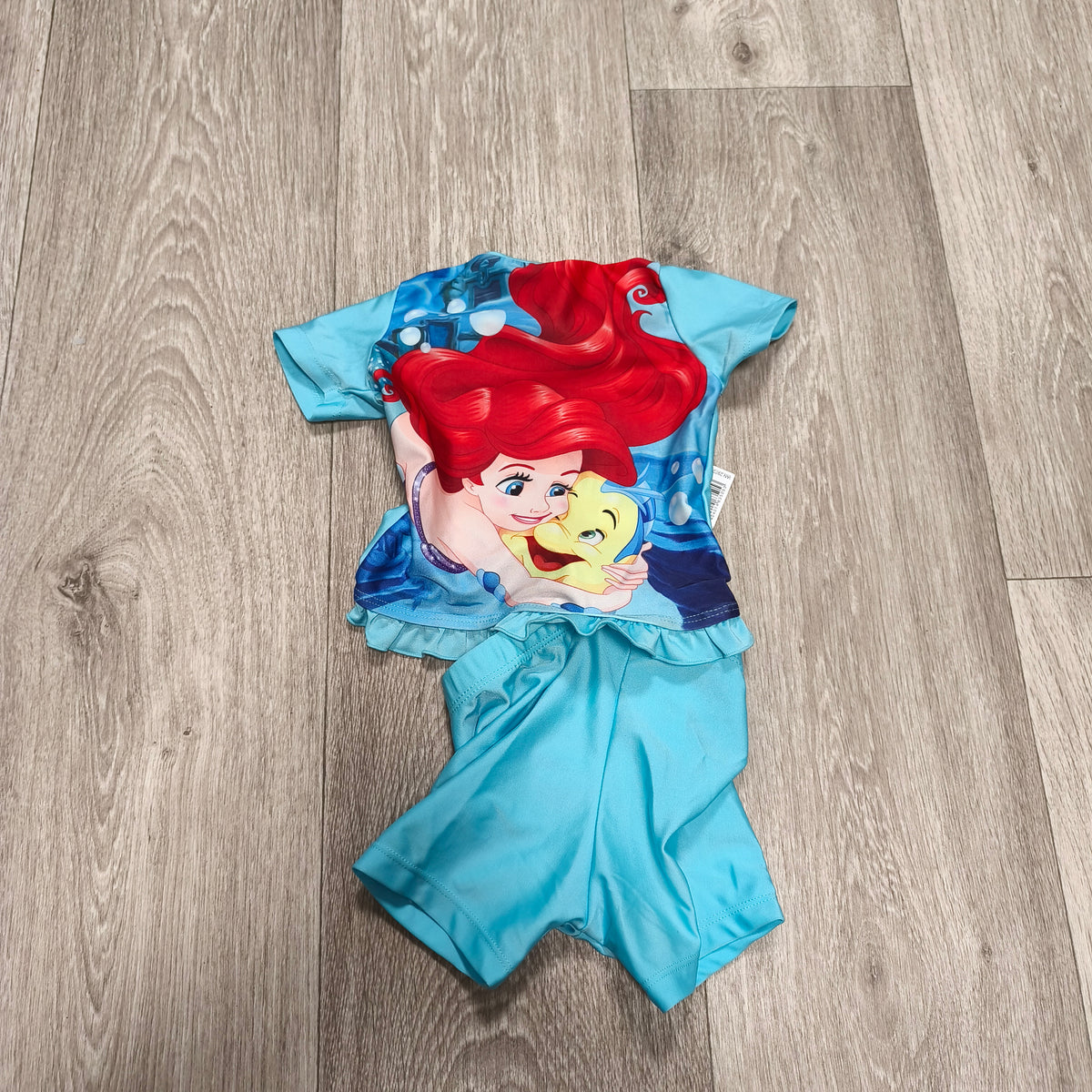 Disney Princess Little Mermaid Ariel Swimsuit Two Piece Set NWT 6-12 Months