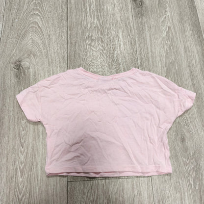 Matalan Girls Pink Island Vibes Graphic T-Shirt Short Sleeve Cotton Top Age 4