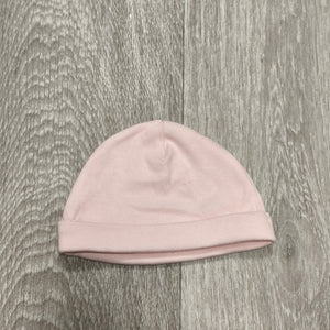 George Baby Pink Beanie Hat One Size Soft Turn Up Cuff Infant Cap