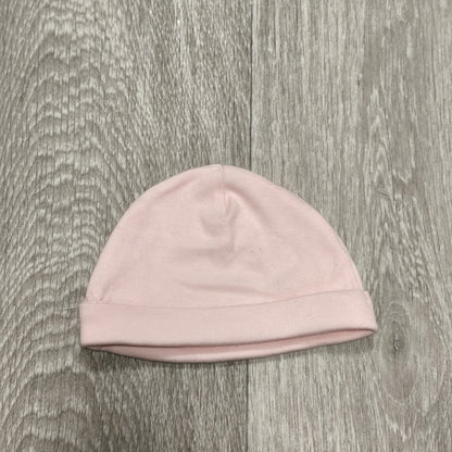George Baby Pink Beanie Hat One Size Soft Turn Up Cuff Infant Cap