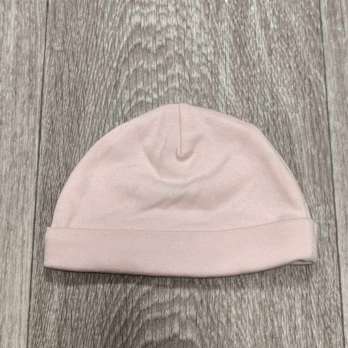 George Baby Pink Beanie Hat One Size Soft Turn Up Cuff Infant Cap