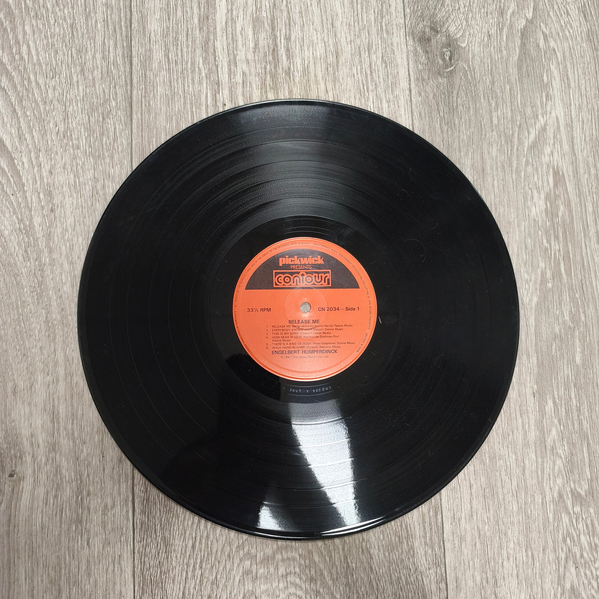 Engelbert Humperdinck Release Me Contour CN 2034 Vinyl LP Record 33 RPM