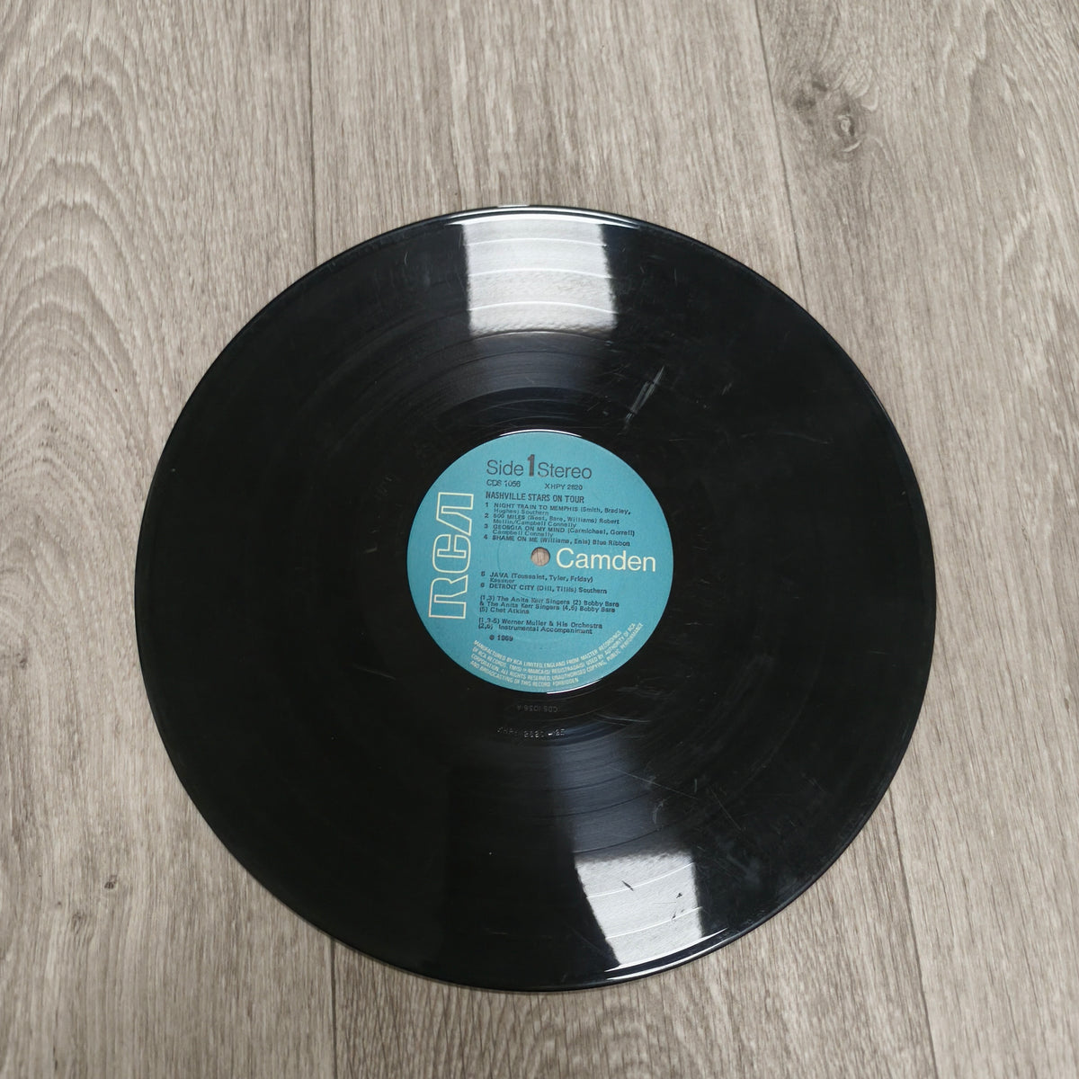 Nashville Stars On Tour Vinyl LP Album RCA Camden CDS 1056 1969 Stereo UK