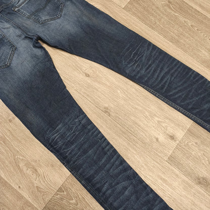 Diesel Thavar Slim Skinny Jeans Mens W33 L34 Blue Denim Wash 0827K Stretch