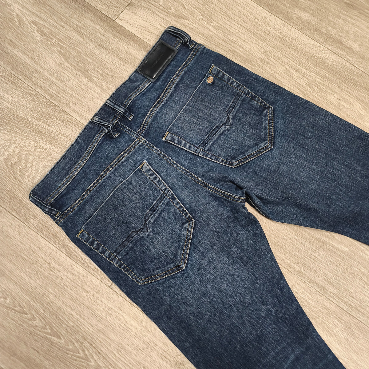Diesel Tepphar Slim Carrot Jeans Men W30 L32 Blue Wash 0845B Stretch Denim