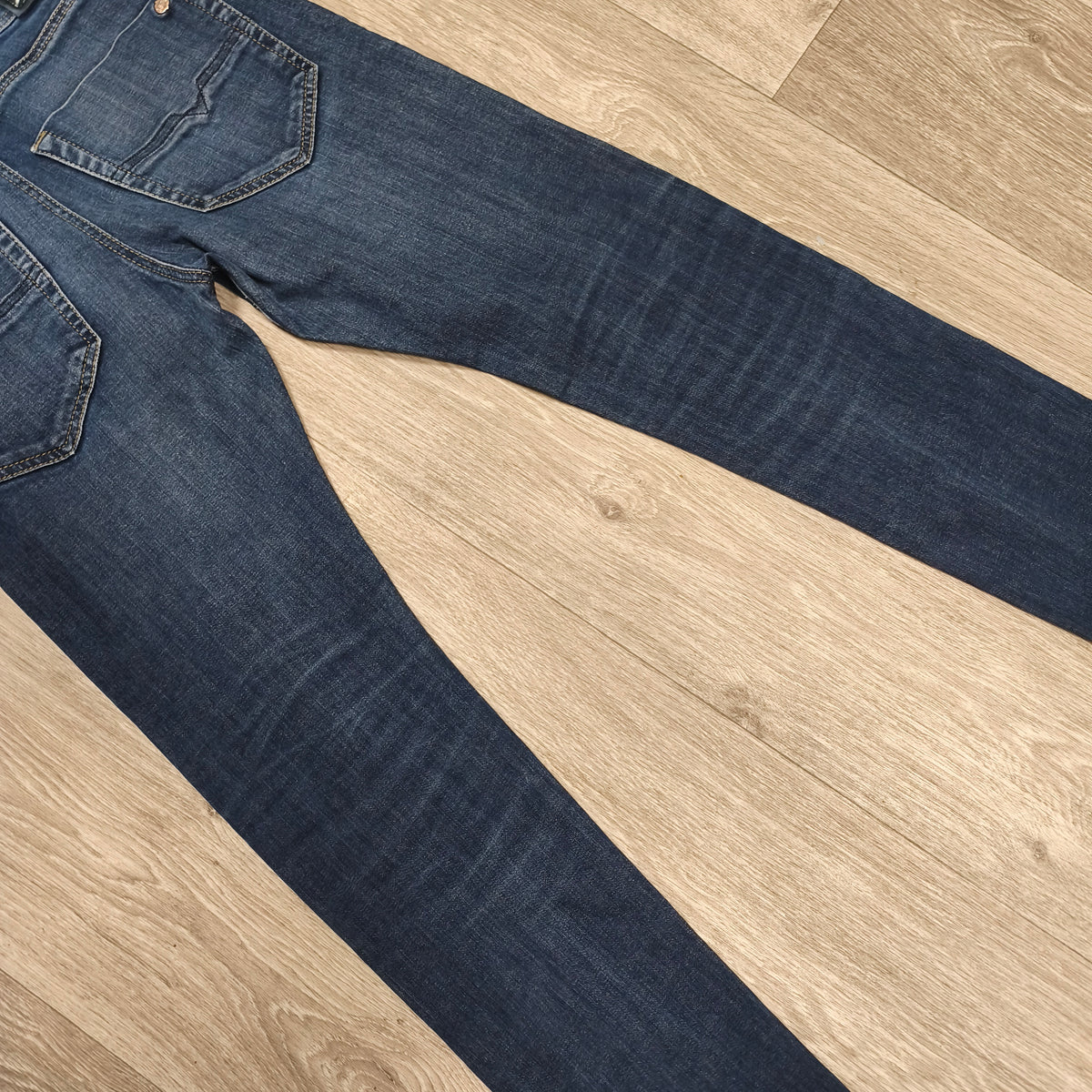 Diesel Tepphar Slim Carrot Jeans Men W30 L32 Blue Wash 0845B Stretch Denim