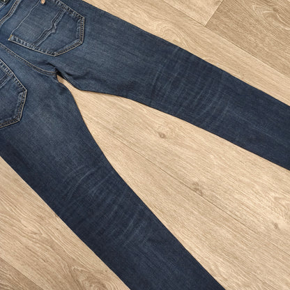 Diesel Tepphar Slim Carrot Jeans Men W30 L32 Blue Wash 0845B Stretch Denim