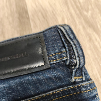 Diesel Tepphar Slim Carrot Jeans Men W30 L32 Blue Wash 0845B Stretch Denim