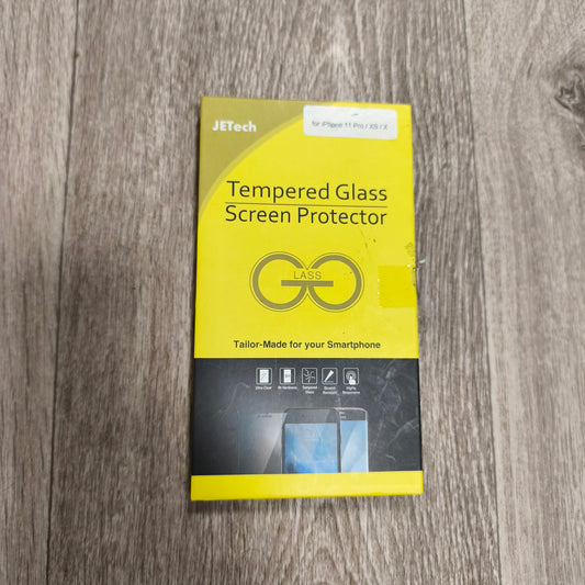 JETech Tempered Glass Screen Protector iPhone 11 Pro XS X Clear 9H Hardness