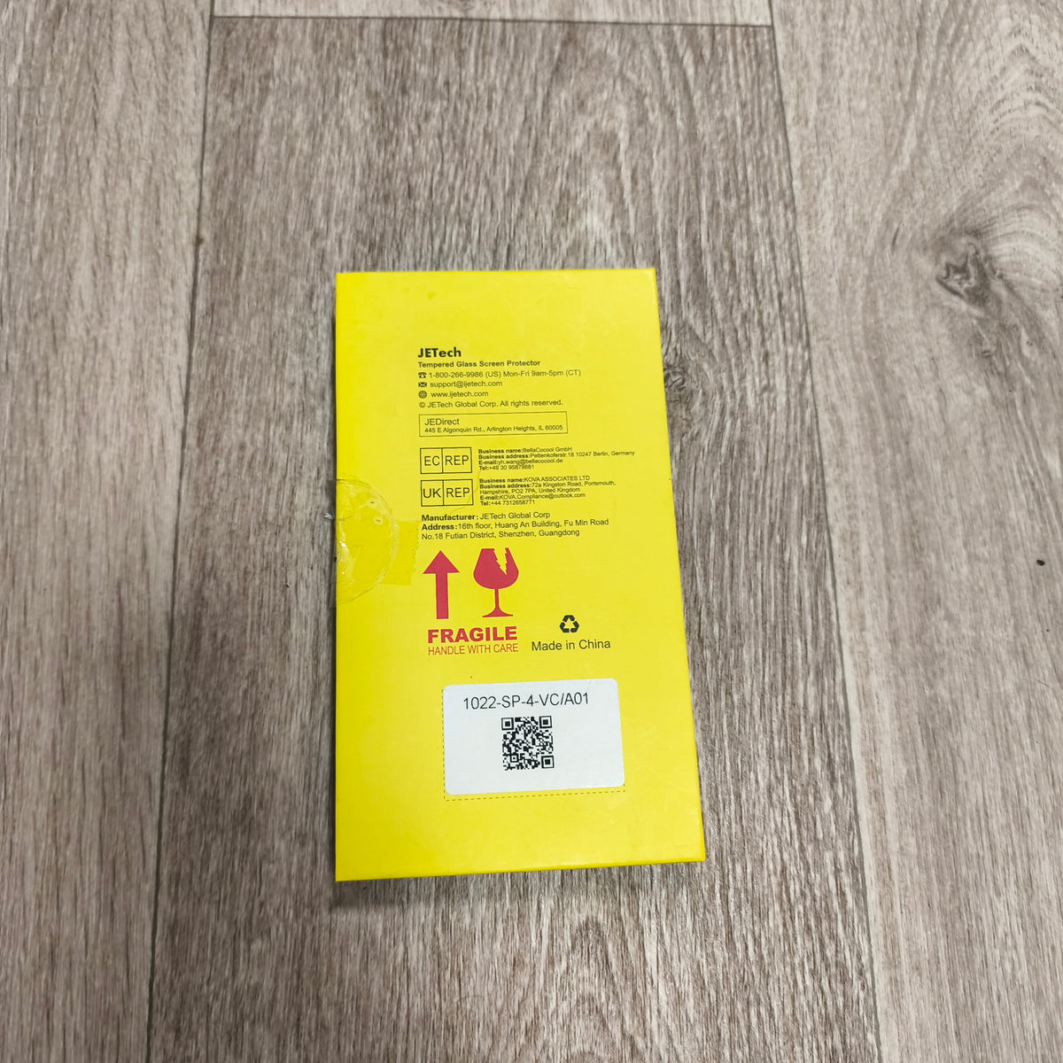 JETech Tempered Glass Screen Protector iPhone 11 Pro XS X Clear 9H Hardness