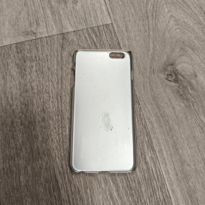 Silver Metallic Phone Case with Card Holder Slot Cover