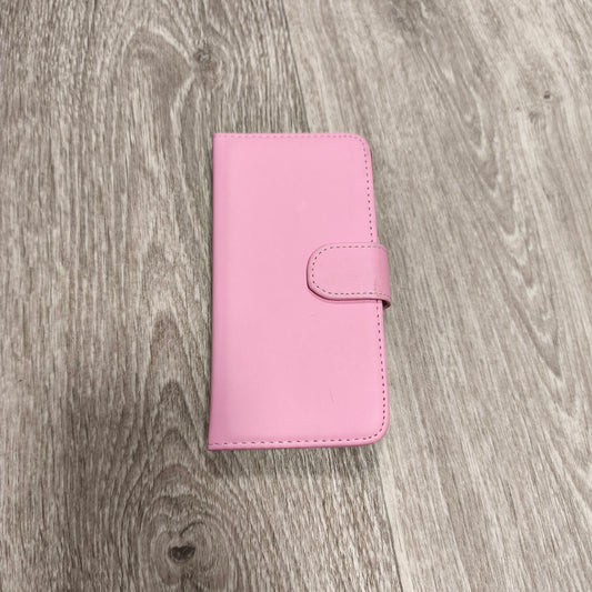 Pink Wallet Phone Case Flip Cover Magnetic Closure Card Holder Folio Case