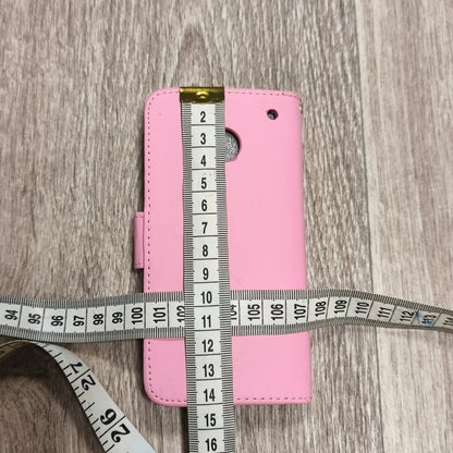 Pink Wallet Phone Case Flip Cover Magnetic Closure Card Holder Folio Case