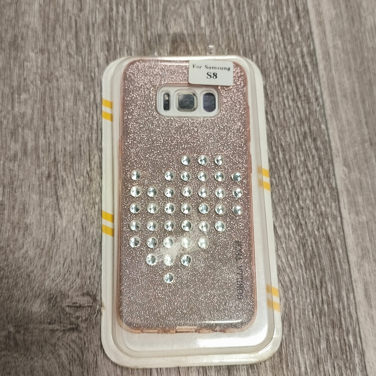 Gorilla Tech Samsung Galaxy S8 Case Rose Gold Bling Rhinestone Glitter Cover