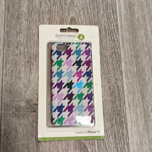 Tortoise Apple iPhone 6 Phone Case Cover Multicolor Houndstooth Pattern New