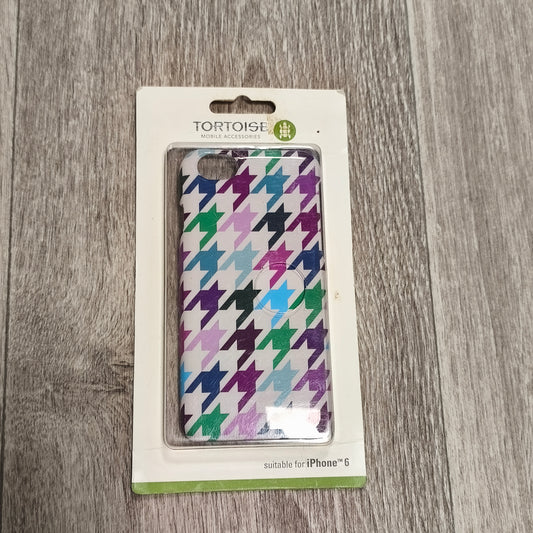 Tortoise Apple iPhone 6 Phone Case Cover Multicolor Houndstooth Pattern New