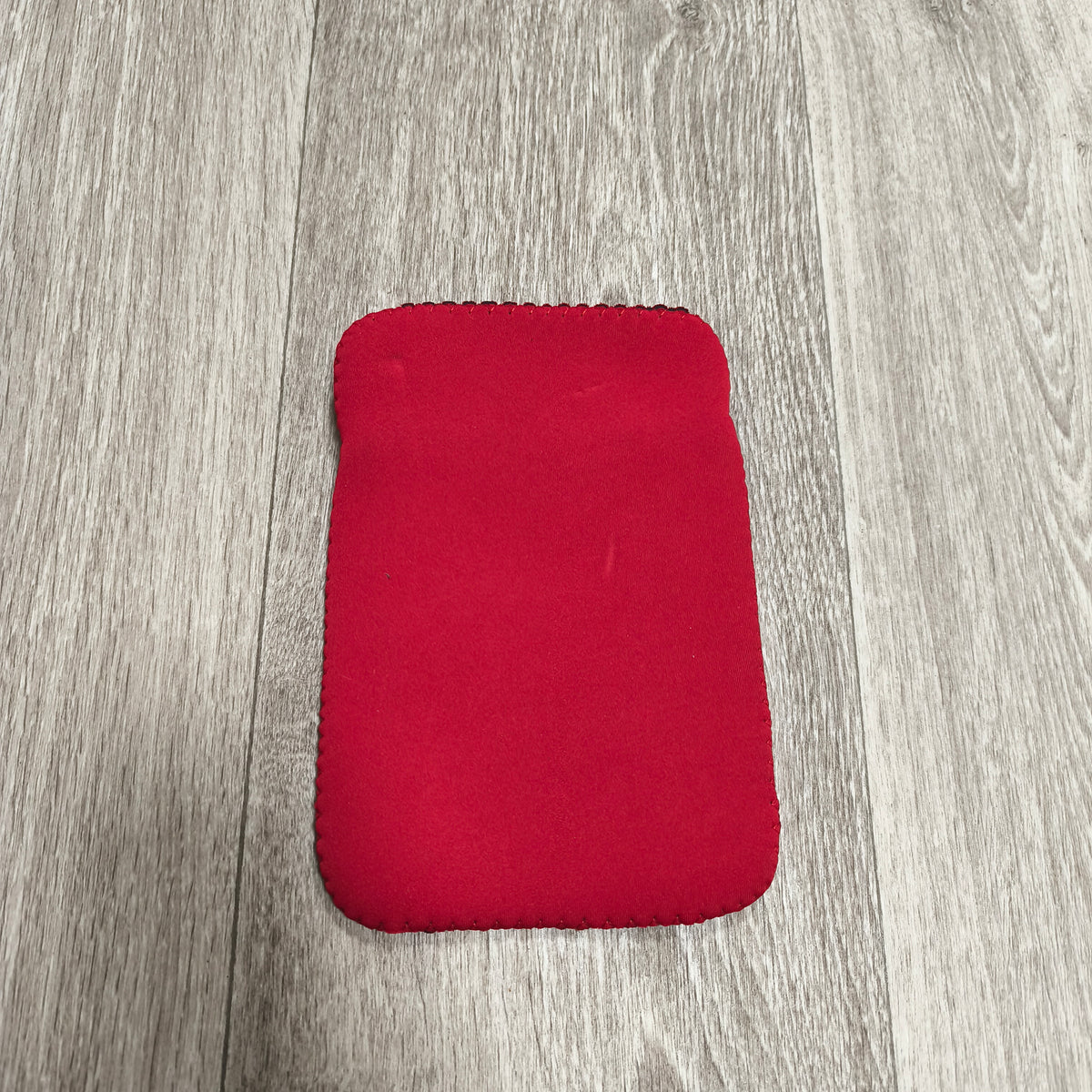 Red Neoprene Protective Sleeve Pouch Soft Case Elastic Band Strap 22cm x 15cm