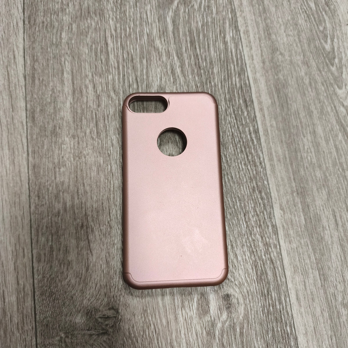 Rose Gold Phone Case Cover Protective Hard Shell Metallic Pink