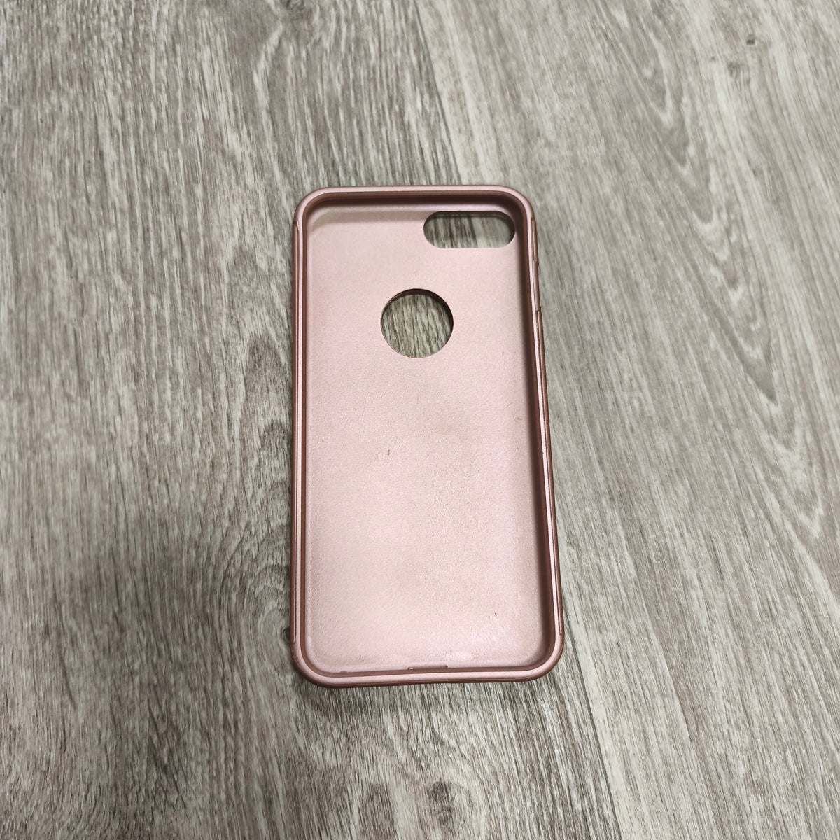 Rose Gold Phone Case Cover Protective Hard Shell Metallic Pink