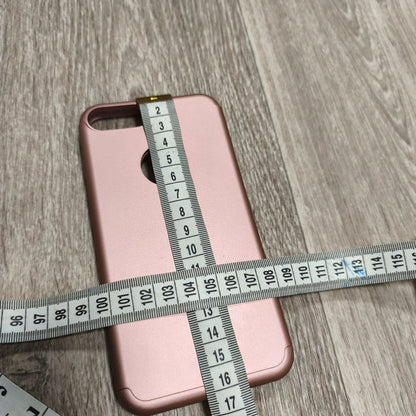 Rose Gold Phone Case Cover Protective Hard Shell Metallic Pink