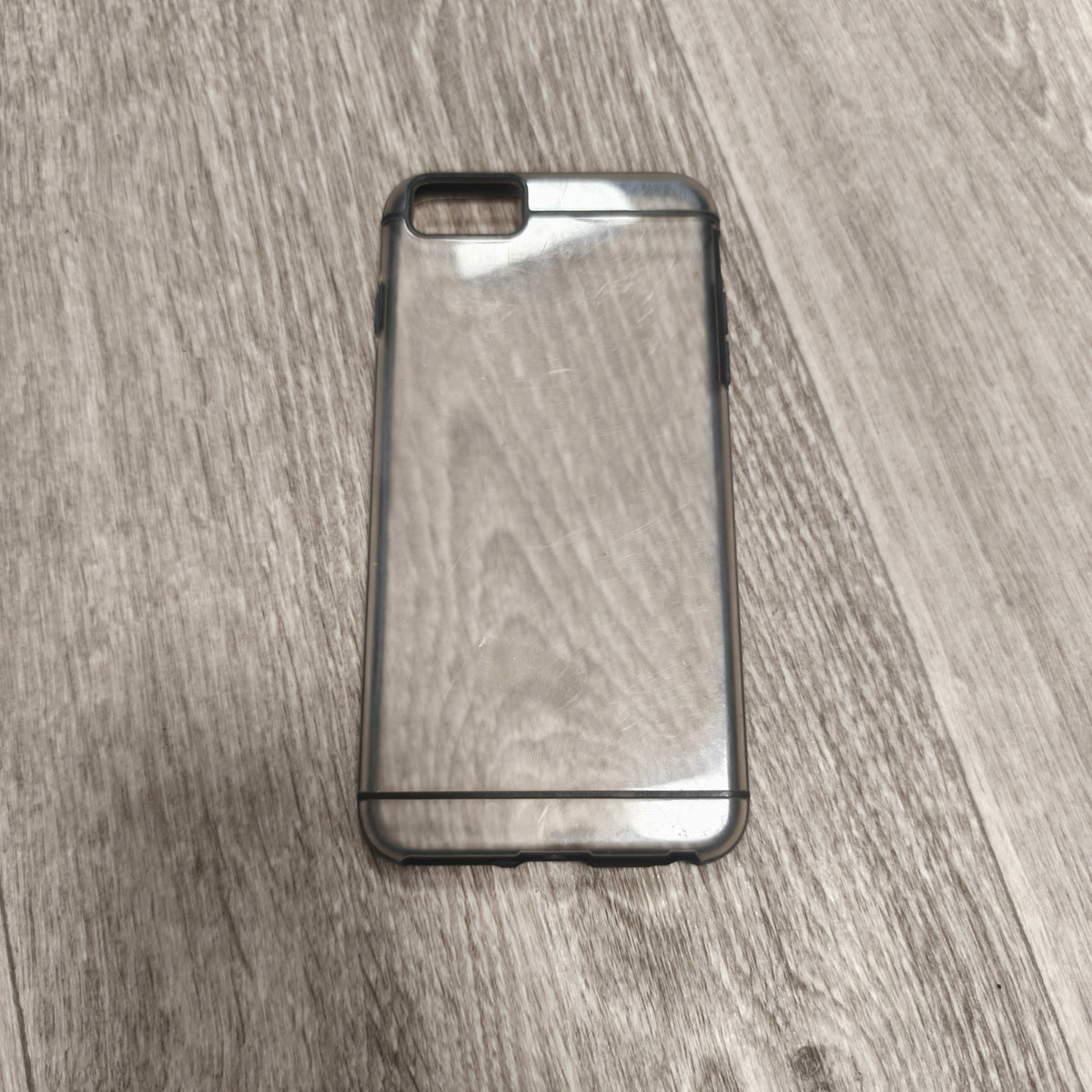 Clear Translucent Protective Phone Case Cover Black Bumper 14cm x 7cm