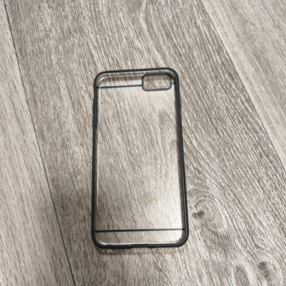 Clear Translucent Protective Phone Case Cover Black Bumper 14cm x 7cm