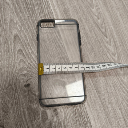 Clear Translucent Protective Phone Case Cover Black Bumper 14cm x 7cm