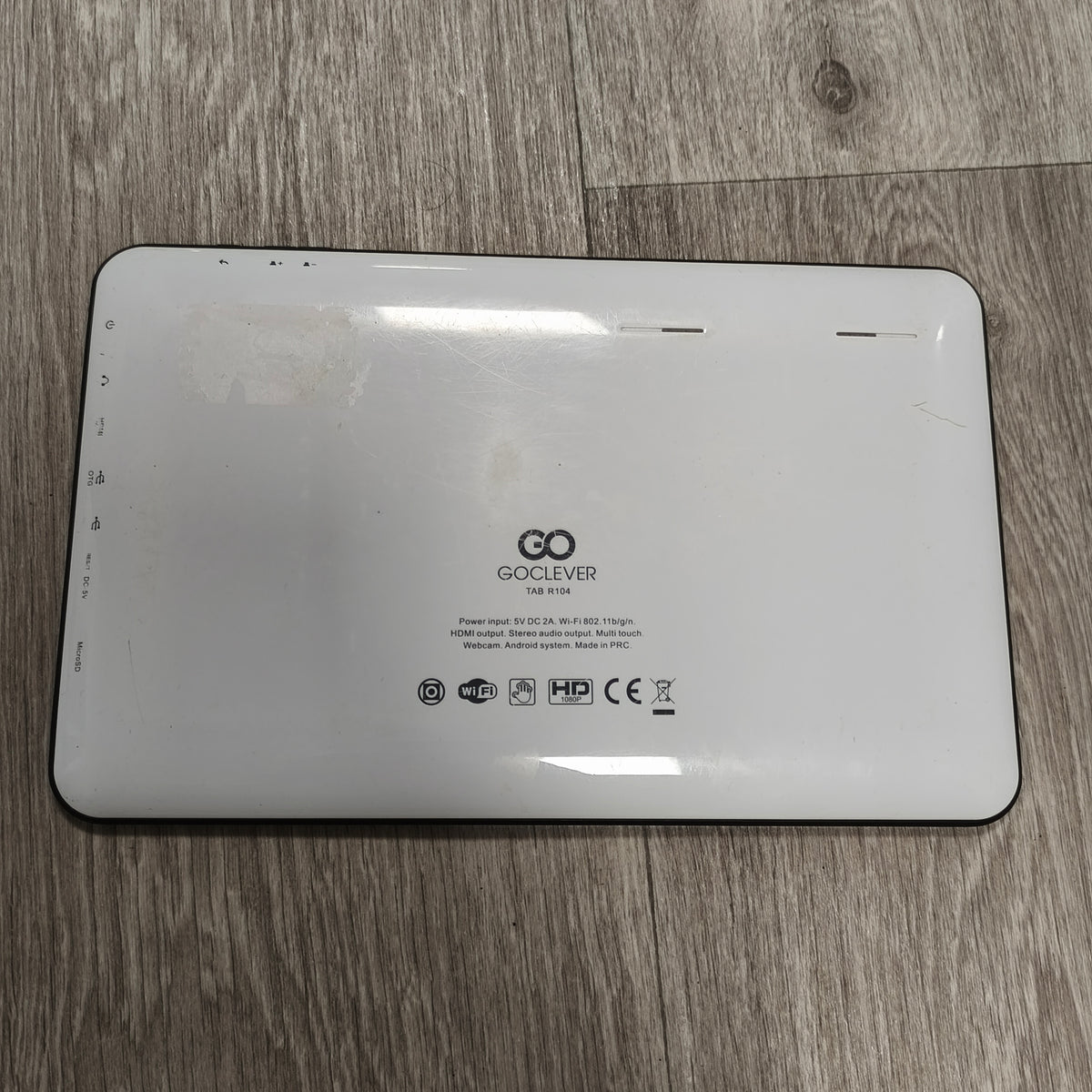 GOCLEVER TAB R104 White Black Android Tablet Faulty Spares Repair Parts Only