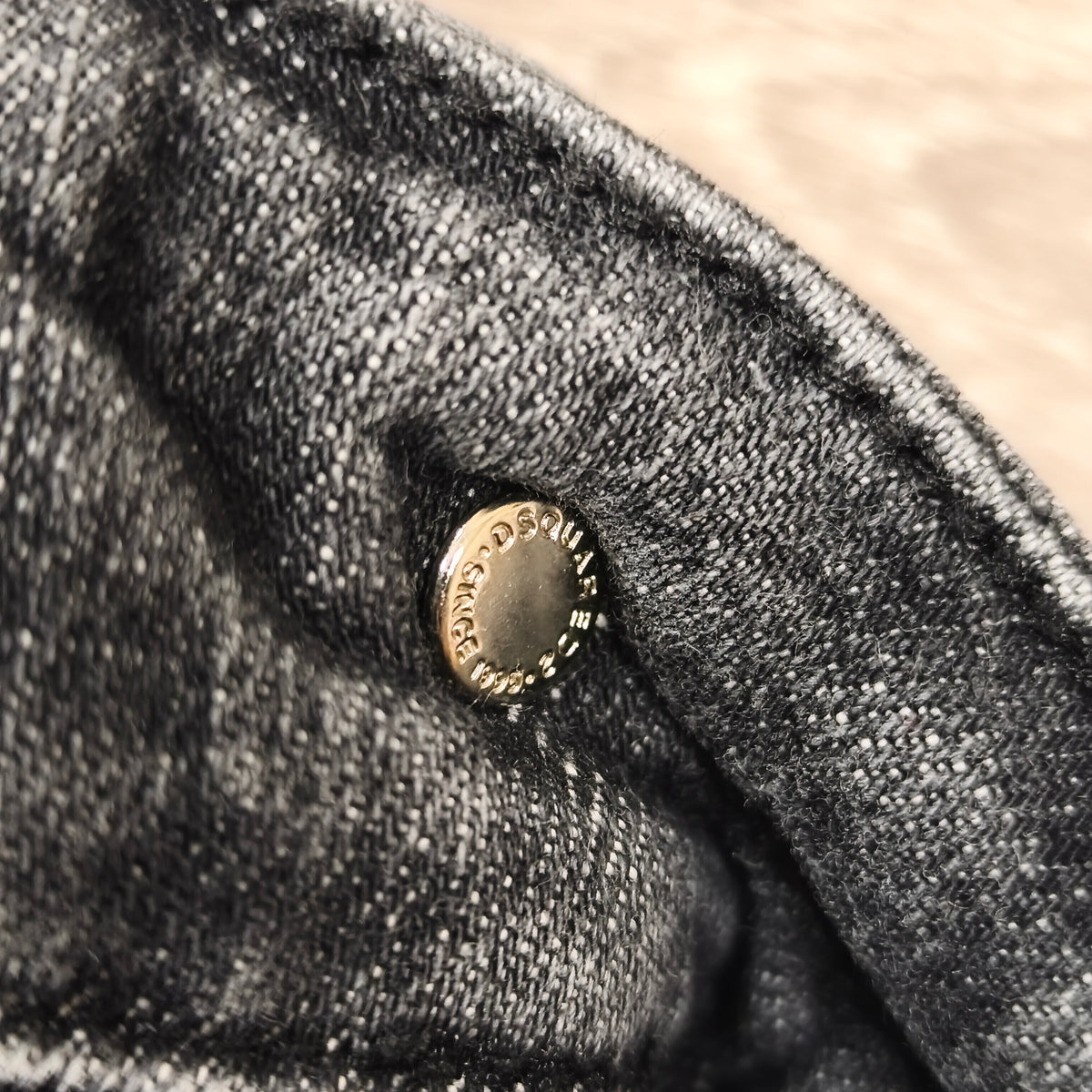DSQUARED2 Mens Black Distressed Jeans Size 48 IT D2 CIAO Patch Button Fly