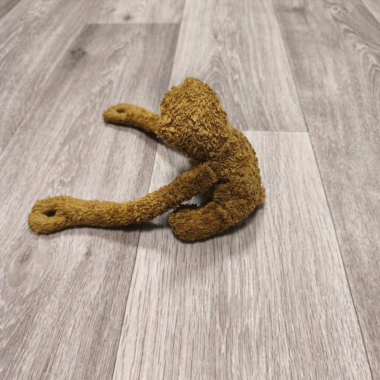 Brown Teddy Bear Plush Soft Toy Long Arms Hand Loops CMP Paris France