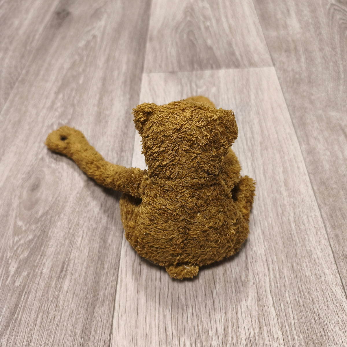 Brown Teddy Bear Plush Soft Toy Long Arms Hand Loops CMP Paris France