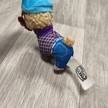 Who's Your Llama? Plush Jakks Pacific 2019 Plaid Shirt Jeans Beard Hat Toy