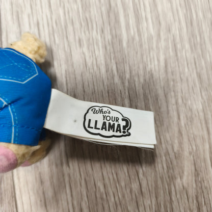 Who's Your Llama? Plush Jakks Pacific 2019 Plaid Shirt Jeans Beard Hat Toy