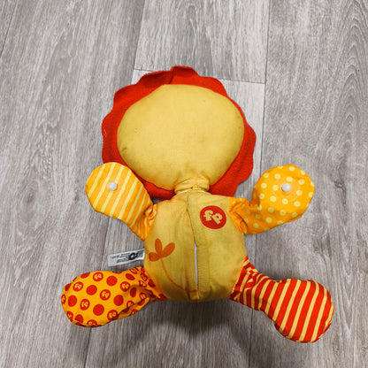 Fisher-Price Musical Plush Lion Baby Toy Yellow Orange CDC03 Untested