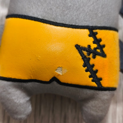 Lovely Monsters Plush Keychain Mascot Charm Toy Grey Yellow Stuffed Plushie Clip