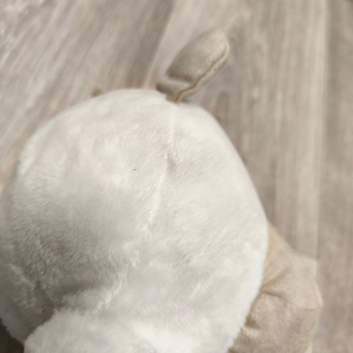 In The Bag Ltd Plush Giraffe Baby Soft Toy Cream Beige Pull Cord Plushie